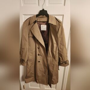 London Fog lined trench coat